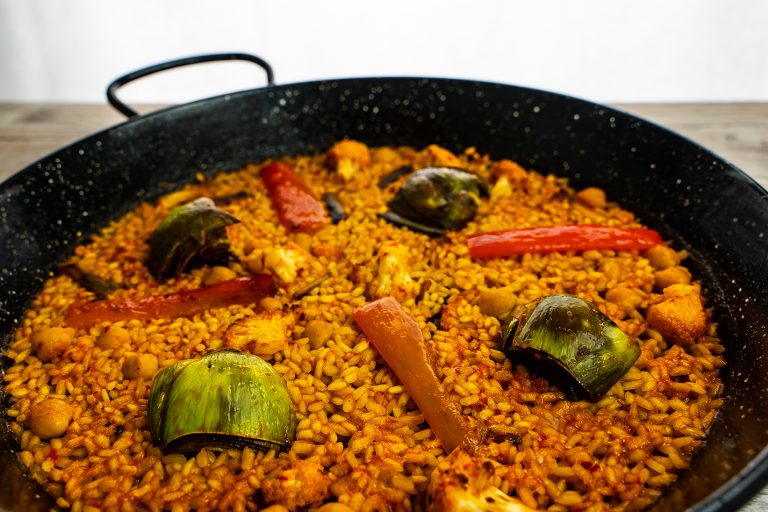 Paella de verdura - Paella Land