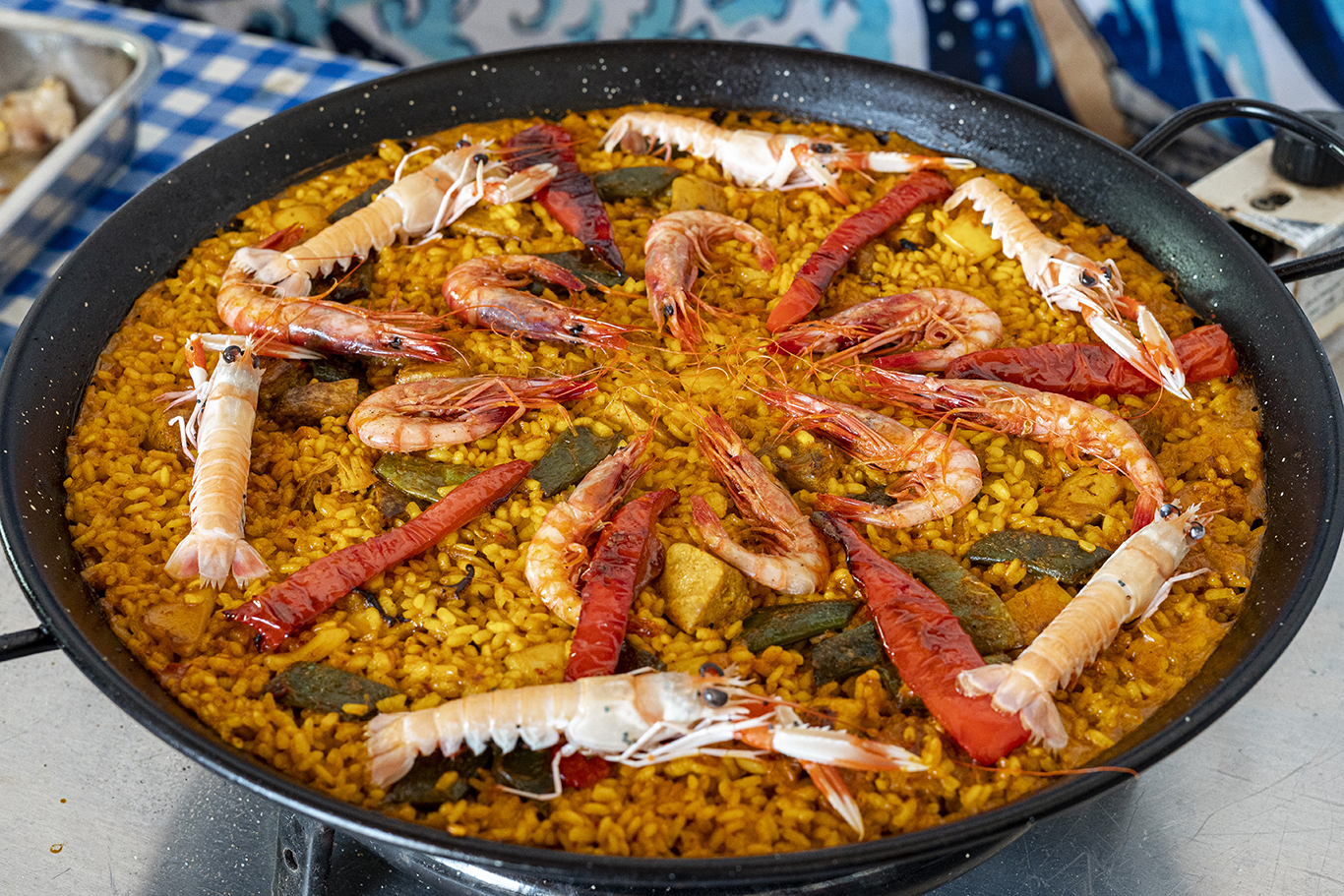Paella de marisco tradicional alicantina | Paella Valenciana auténtica