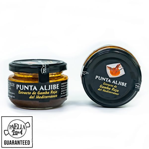 extracto de gamba roja mediterránea para paella - fabricado en Santa Pola -