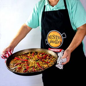 delantal de paella land para el maestro paellero