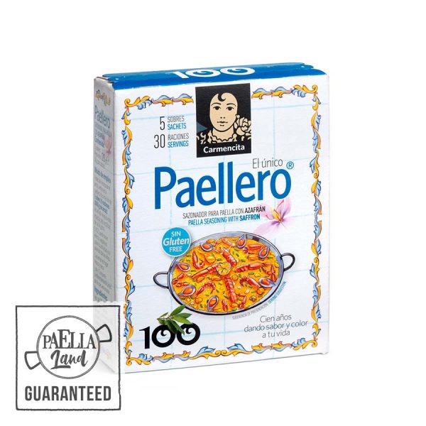 paellero carmencita original especias para paella en sobre - sachet d'épices pour paella